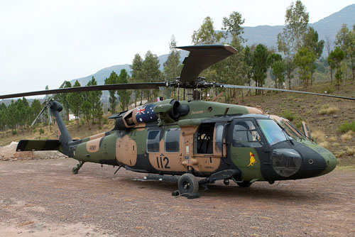 Hélicoptère UH60 Blackhawk australien