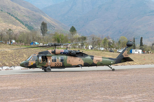 Hélicoptère UH60 Blackhawk australien