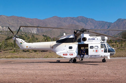 Hélicoptère SA330 Puma sud-africain 