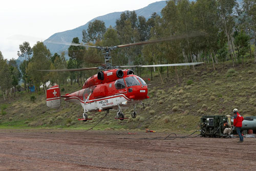 Hélicoptère KA32 Hélix d'HELISWISS 