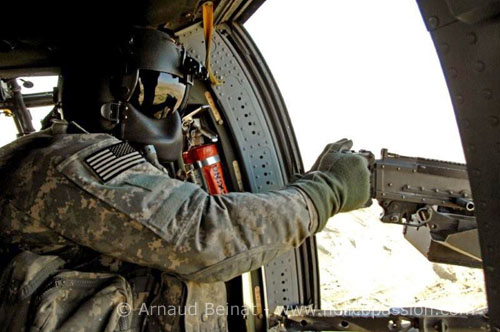 Hélicoptère UH60 Blackhawk de l'US Army en Afghanistan