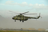 Hélicoptère MI17 afghan