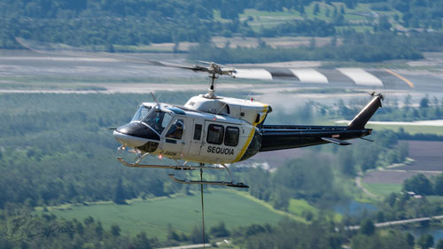 Hélicoptère B212 de SEQUOIA HELICOPTERS