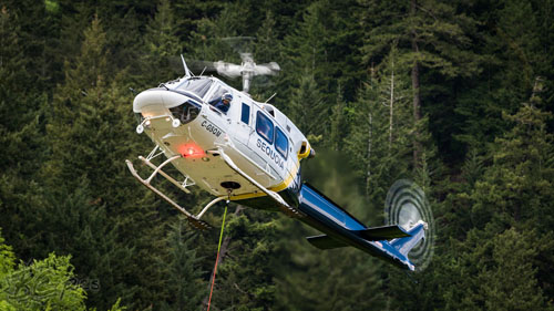 Hélicoptère B212 de SEQUOIA HELICOPTERS