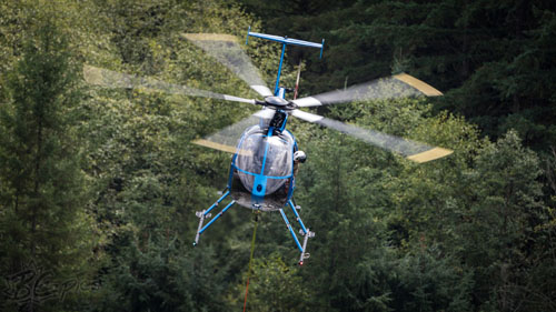 Hélicoptère MD530 C-GWLR d'ASCENT HELICOPTERS