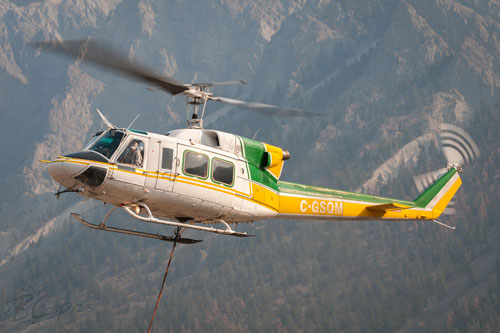 Hélicoptère B212 C-GSQM de CC HELICOPTERS