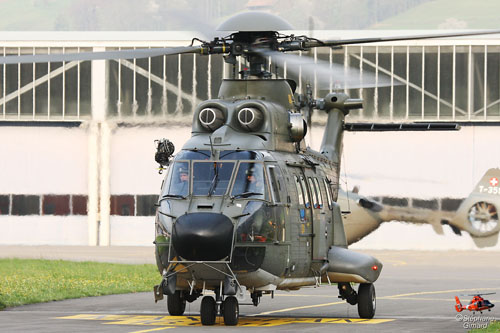 Hélicoptère AS332 SuperPuma de l'armée suisse