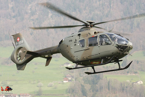 Hélicoptère EC635 de l'armée suisse