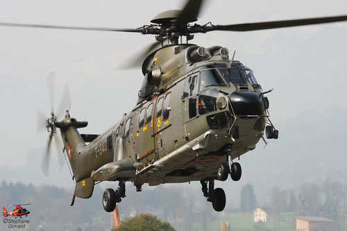 Hélicoptère AS332 SuperPuma de l'armée suisse