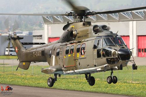 Hélicoptère AS332 SuperPuma de l'armée suisse