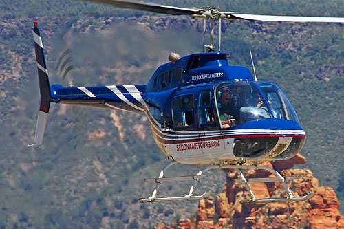 Hélicoptère Bell 206 JetRanger N401HP Red Rock Helicopters