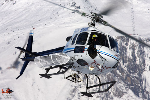 Hélicoptère AS350 B3 Ecureuil F-GTBE de MONT BLANC HELICOPTERES