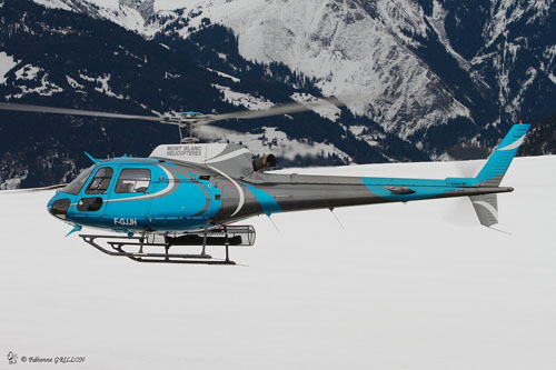 Hélicoptère AS350 B3 Ecureuil F-GJJH de MONT BLANC HELICOPTERES