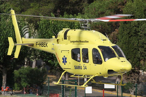 Hélicoptère Bell 429 F-HBEK du SAMU 34