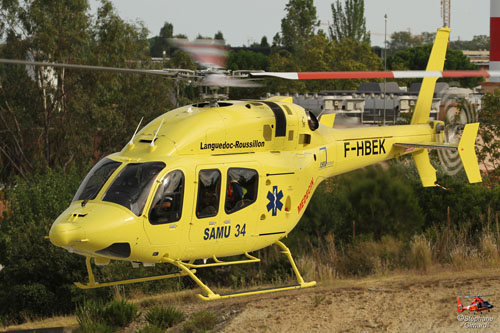 Hélicoptère Bell 429 F-HBEK du SAMU 34