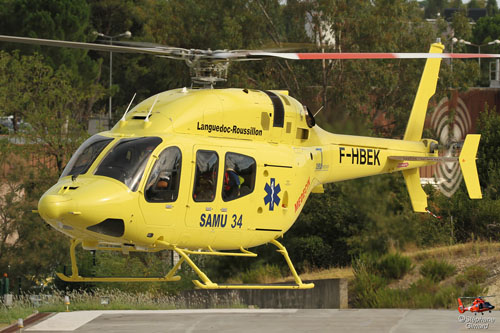 Hélicoptère Bell 429 F-HBEK du SAMU 34