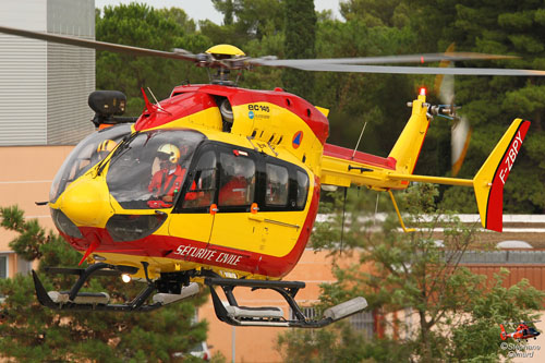 Hélicoptère EC145 de la Sécurité Civile