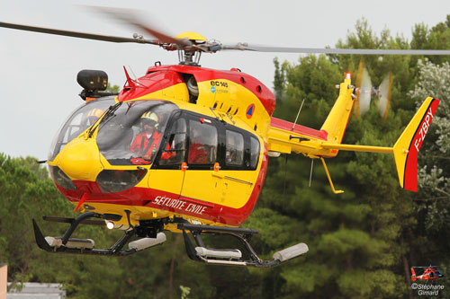 Hélicoptère EC145 de la Sécurité Civile