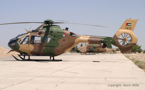 Hélicoptère EC135, Jordanie