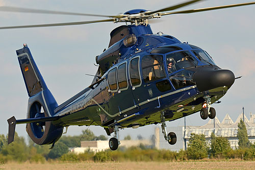 Hélicoptère EC155 B D-HLTE de la BundesPolizei allemande 