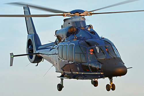 Hélicoptère EC155 B D-HLTE de la BundesPolizei allemande 