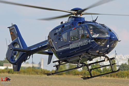 Hélicoptère EC135 T2+ D-HVBN de la BundesPolizei allemande