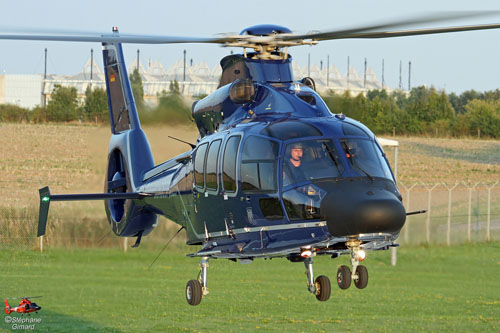 Hélicoptère EC155 B D-HLTE de la BundesPolizei allemande 