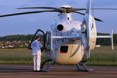 Hélicoptère EC135 du SAMU 54