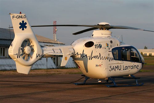 Hélicoptère EC135 du SAMU 54