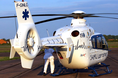 Hélicoptère EC135 du SAMU 54