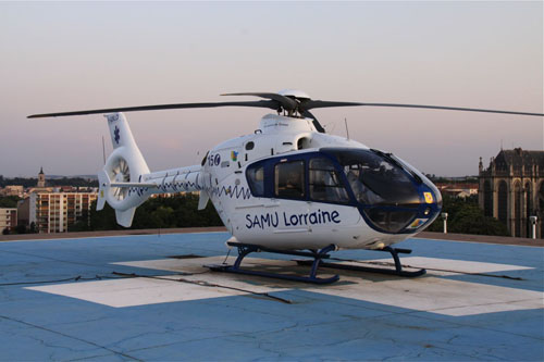 Hélicoptère EC135 du SAMU 54