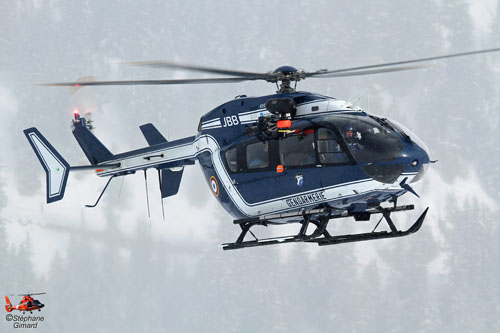 Hélicoptère EC145 de la Gendarmerie Nationale