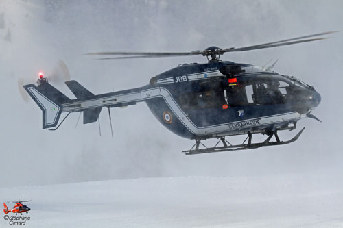 Hélicoptère EC145 de la Gendarmerie Nationale