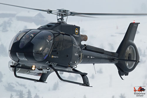 Hélicoptère EC130 d'AZUR HELICOPTERE