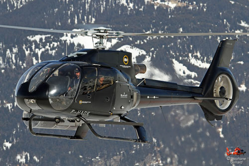 Hélicoptère EC130 d'AZUR HELICOPTERE