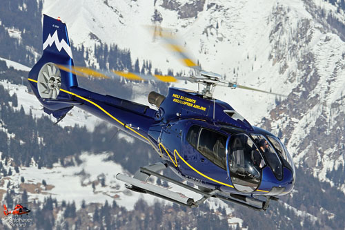 Hélicoptère EC130 d'AZUR HELICOPTERE