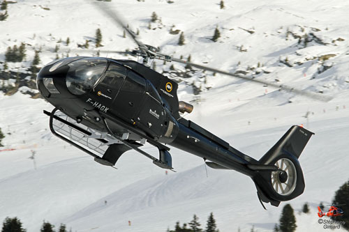 Hélicoptère EC130 d'AZUR HELICOPTERE