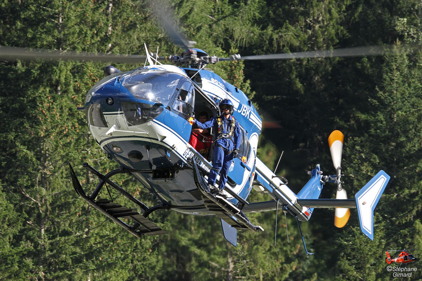 Hélicoptère EC145 de la Gendarmerie Nationale