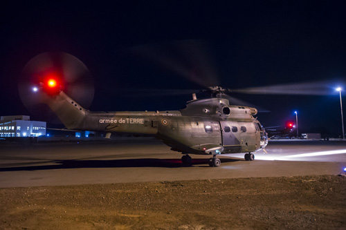 Hélicoptère Puma ALAT au Mali