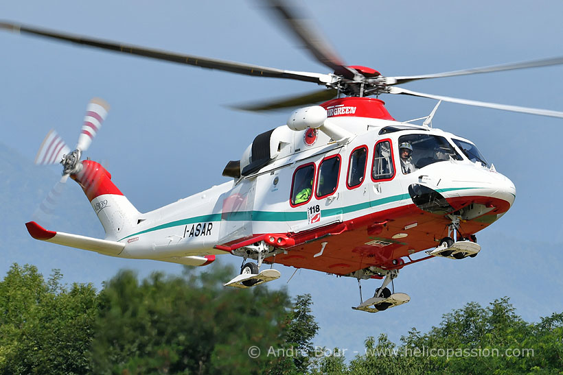 Hélicoptère AW139 I-ASAR d'AIR GREEN