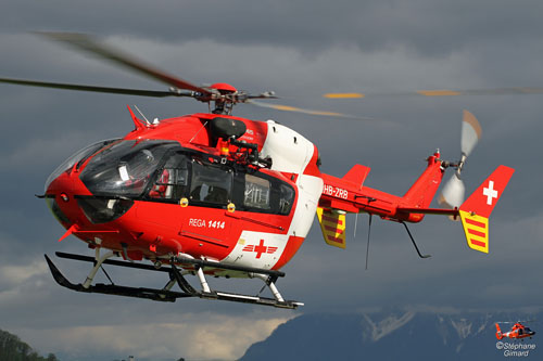 Hélicoptère de secours EC145 de la REGA