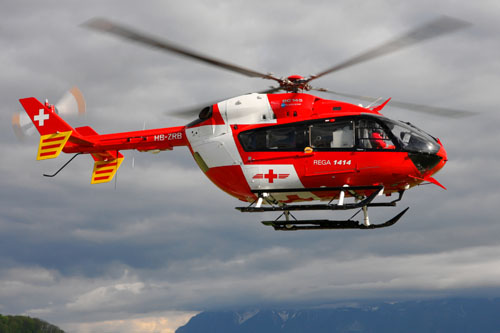 Hélicoptère de secours EC145 de la REGA