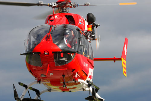 Hélicoptère de secours EC145 de la REGA