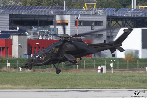 L'hélicoptère d'attaque A129CBT Mangusta