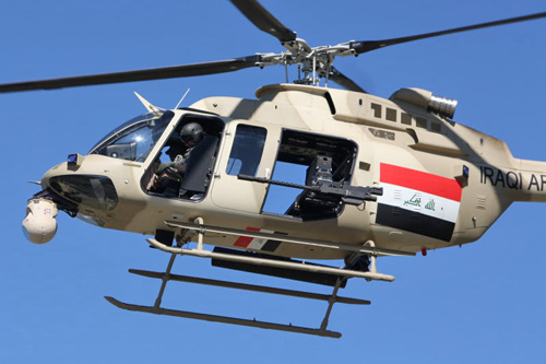 Hélicoptère BELL 407 de l'armée irakienne