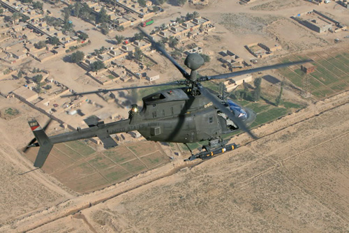 Hélicoptère OH58D Kiowa Warrior de l'US Army