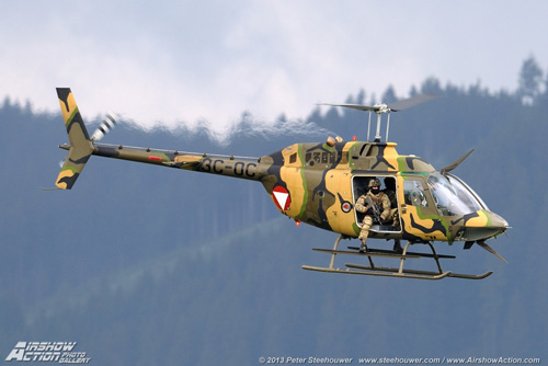 Hélicoptère OH58B Kiowa de l'armée autrichienne