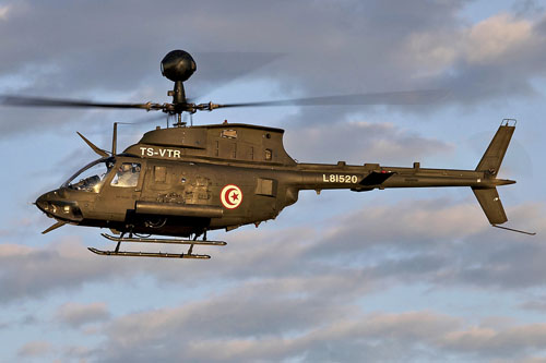 Hélicoptère OH58 Kiowa Warrior Tunisie