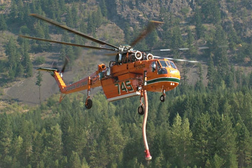 Hélicoptère S64 AirCrane C-FCRN de CANADIAN AIR CRANE