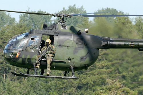 Hélicoptère BO105 PAH1 de la Heeresflieger allemande